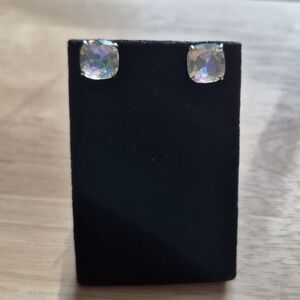 Kate Spade New Yorkl Square Studs Earrings Aurora Borealis
